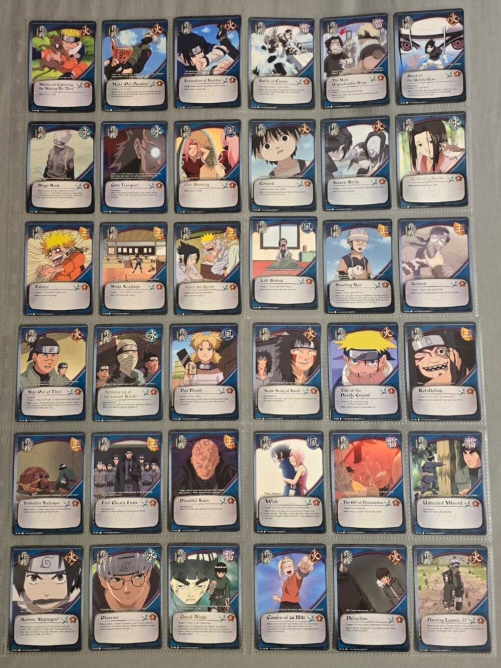 Naruto CCG Mission Cards - Comment the Cards You Want (Pick Your Card)
